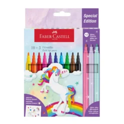Zestaw flamastrów Jednorożec - Faber-Castell - 13 kolorów