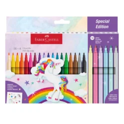 Zestaw flamastrów Jednorożec - Faber-Castell - 24 kolory