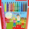 Zestaw flamastrów Trio A-Z - Stabilo - 12 kolorów
