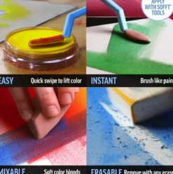 Zestaw gąbek do aplikatora do pasteli Sofft Covers PanPastel - nr 4 Point 10 szt.