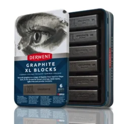 Zestaw grafitów naturalnych Graphite XL w sztyfcie - Derwent - 6 szt.