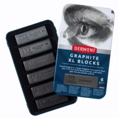 Zestaw grafitów naturalnych Graphite XL w sztyfcie - Derwent - 6 szt.