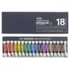 Zestaw gwaszy Artists’ Gouache - Holbein - 18 kolorów x 5 ml