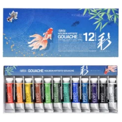 Zestaw gwaszy Artists’ Gouache Irodori - Holbein - Summer, 12 szt.