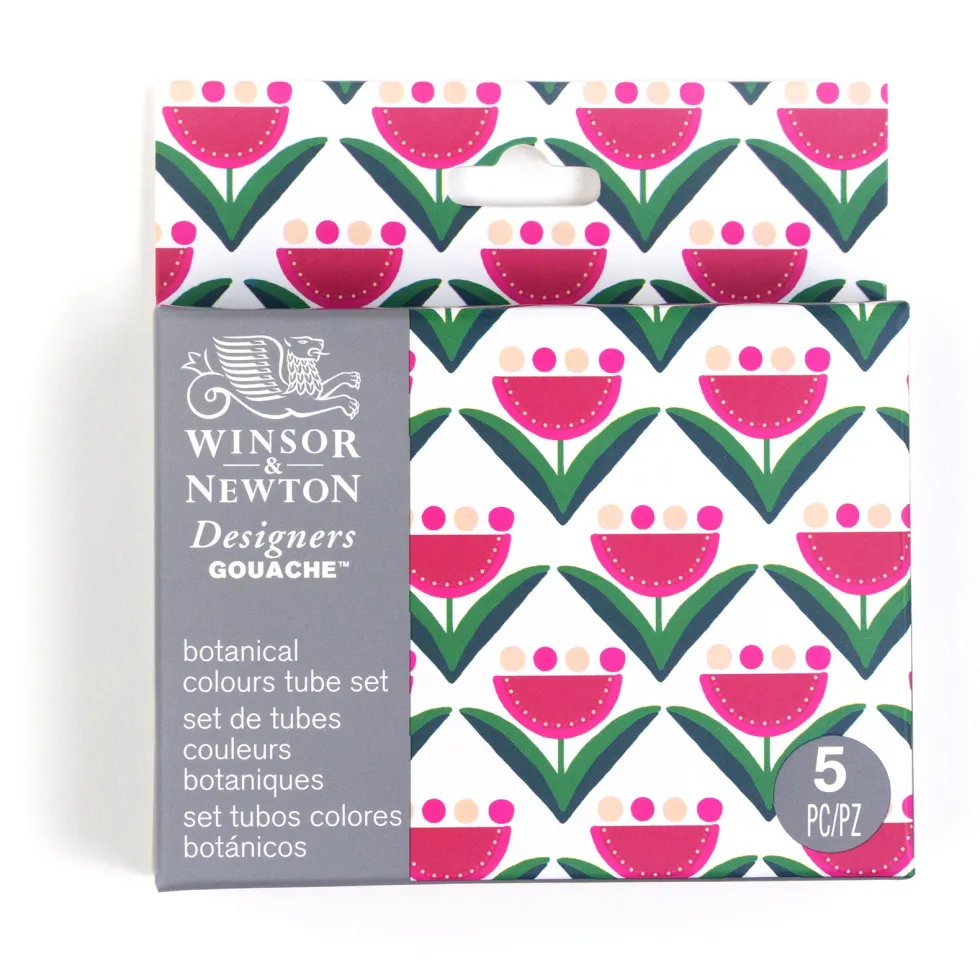Zestaw gwaszy Designers Botanical - Winsor & Newton - 5 x 14 ml