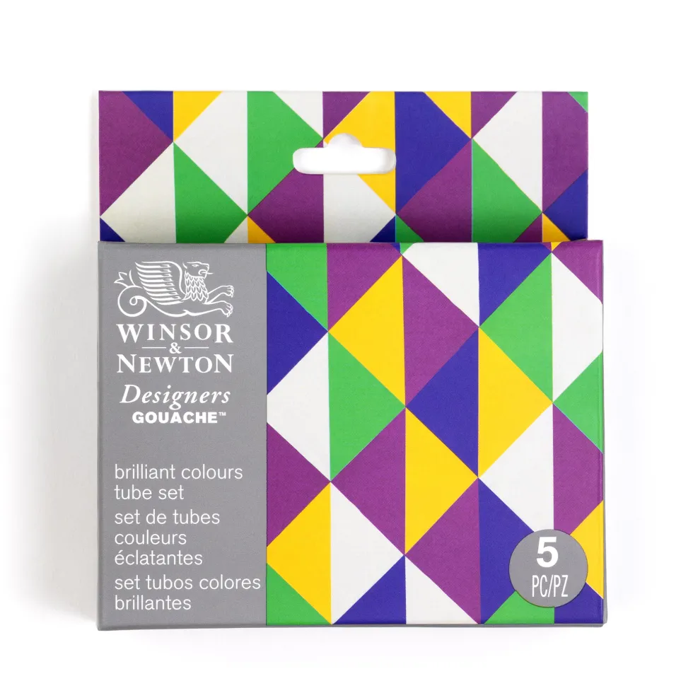Zestaw gwaszy Designers Brilliant - Winsor & Newton - 5 x 14 ml