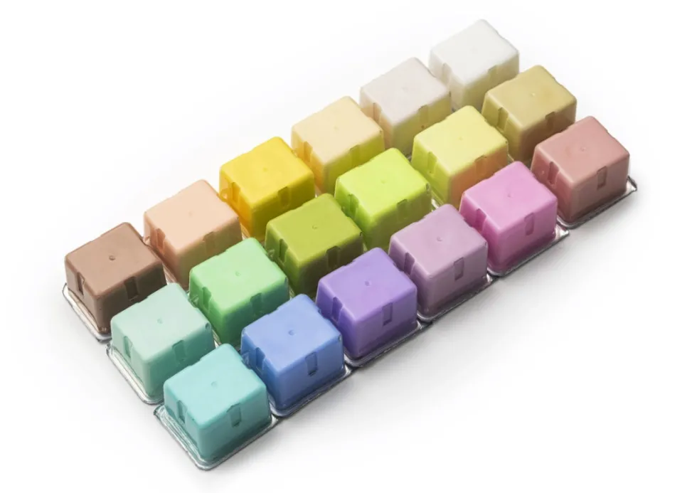 Zestaw gwaszy Jelly Cup Pastel Purple - HIMI - 18 szt.