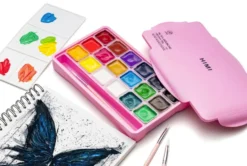 Zestaw gwaszy Jelly Cup Pink - HIMI - 18 szt.