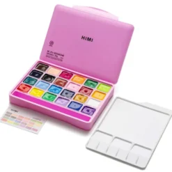 Zestaw gwaszy Jelly Cup Pink - HIMI - 24 szt.