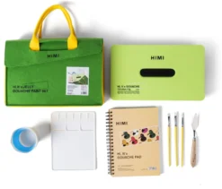 Zestaw gwaszy Twin Cup Apple Green Go Pack - HIMI - 72 szt.