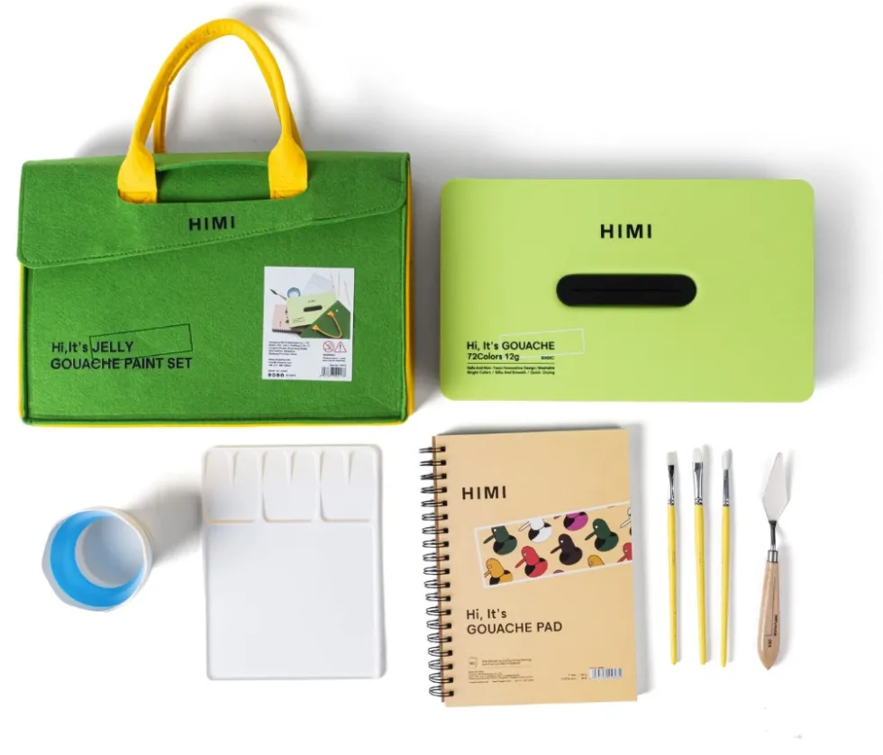 Zestaw gwaszy Twin Cup Apple Green Go Pack - HIMI - 72 szt.