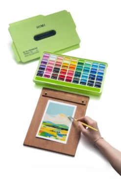 Zestaw gwaszy Twin Cup Apple Green - HIMI - 72 szt.