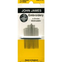 Zestaw igieł do haftowania - John James - rozmiar 5-10, 16 szt.