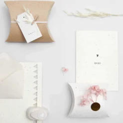 Zestaw kopert i kart - Paper Poetry - Cappuccino, A7, 10 szt.