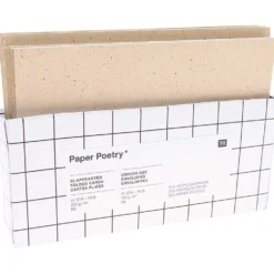 Zestaw kopert i kart - Paper Poetry - Cappuccino, B6, 10 szt.