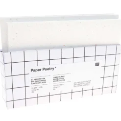 Zestaw kopert i kart - Paper Poetry - White, B6, 10 szt.
