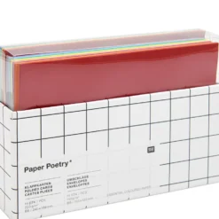 Zestaw kopert i kart Rainbow - Paper Poetry - Classic, B6, 14 szt.
