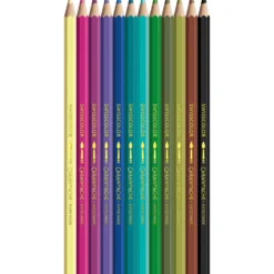 Zestaw kredek akwarelowych Kawaii Monster - Caran d'Ache - 12 szt.