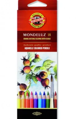 Zestaw kredek akwarelowych Mondeluz - Koh-I-Noor - 18 kolorów