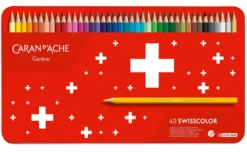 Zestaw kredek akwarelowych Swisscolor - Caran d'Ache - 30 kolorów