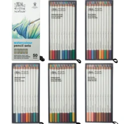 Zestaw kredek akwarelowych Watercolour Pencils - Winsor & Newton - 50 szt.