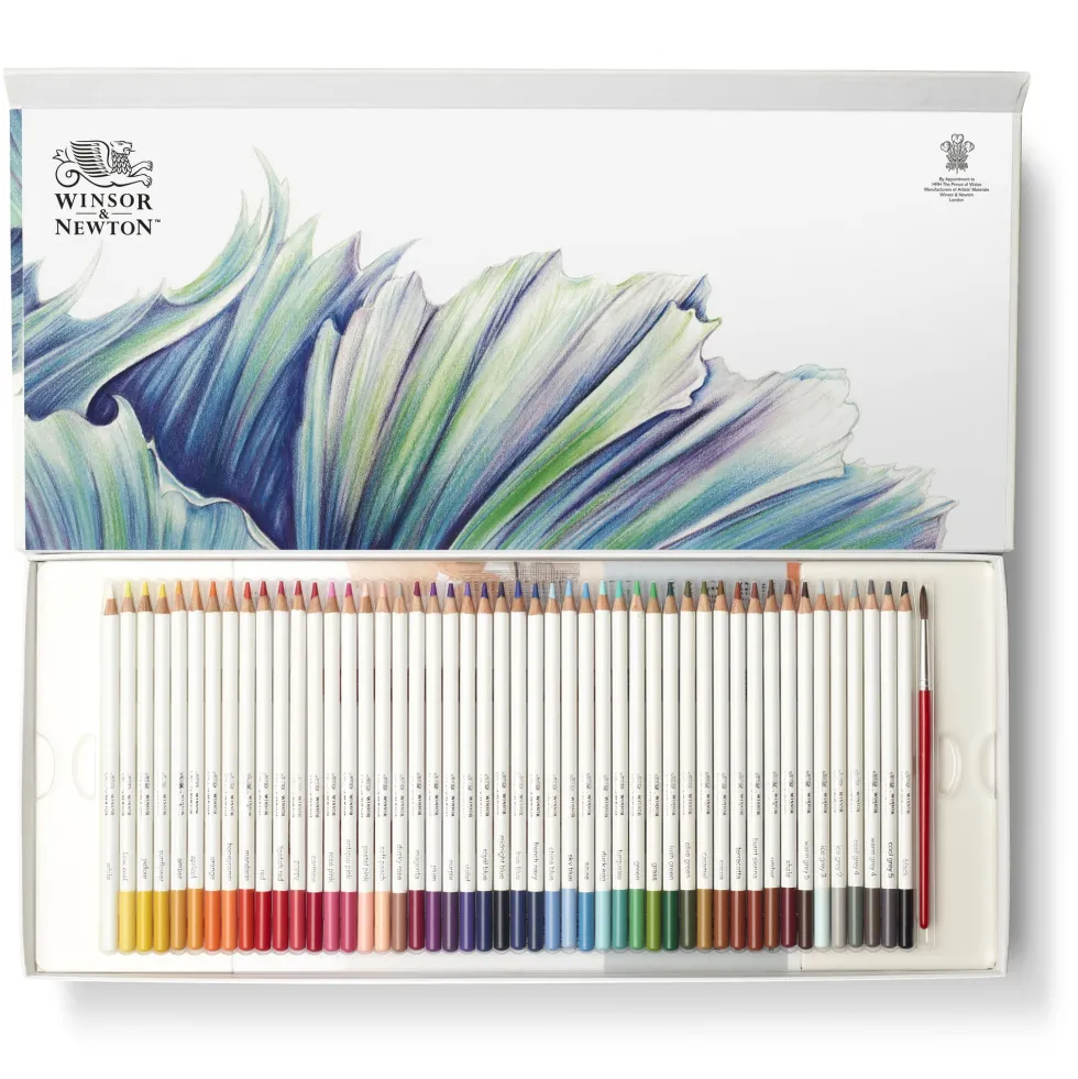 Zestaw kredek akwarelowych Watercolour Pencils - Winsor & Newton - 50 szt.