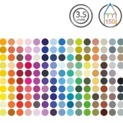 Zestaw kredek Chromaflow w metalowej kasecie - Derwent - 100 kolorów