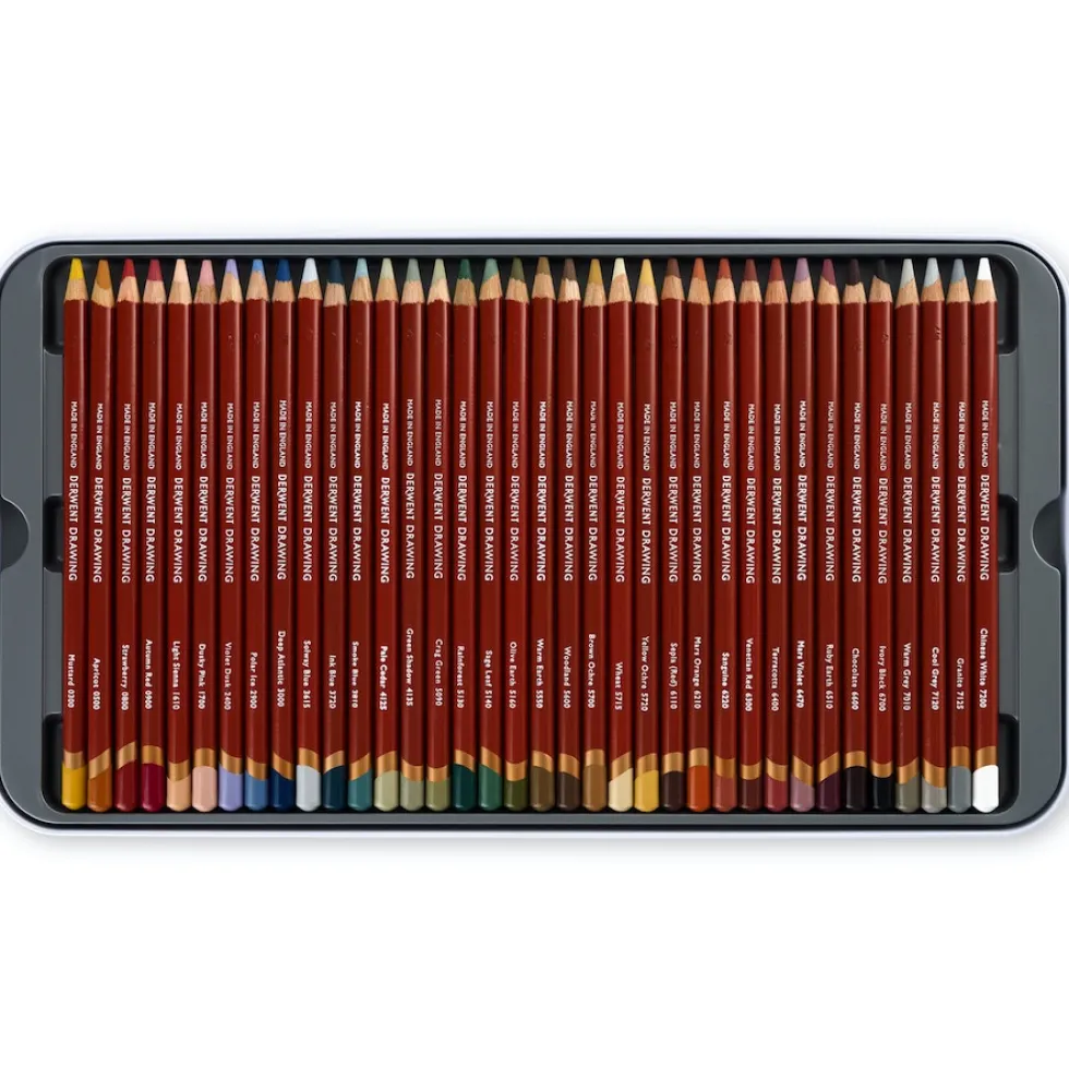 Zestaw kredek Drawing - Derwent - 36 szt.