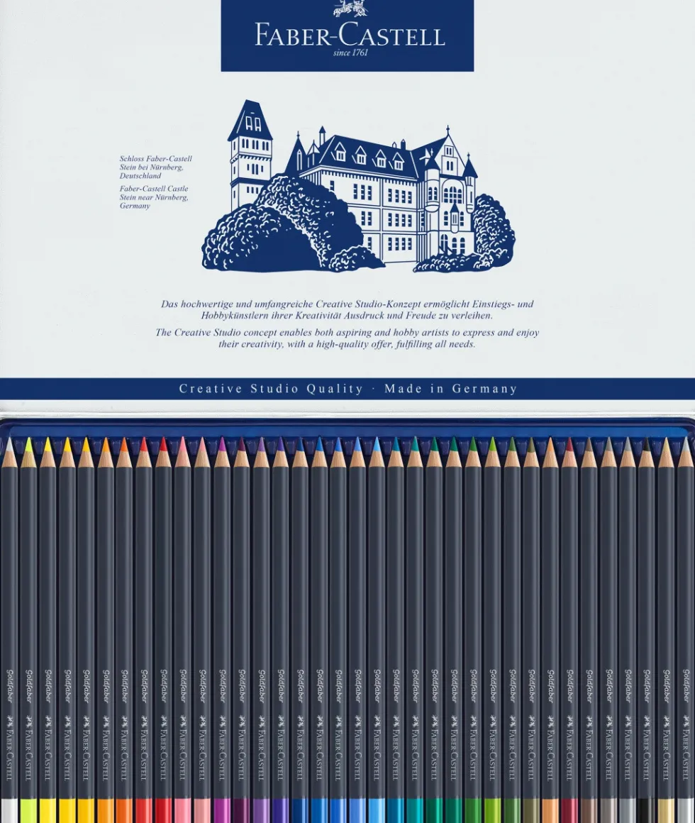Zestaw kredek ołówkowych Goldfaber - Faber-Castell - 36 kolorów