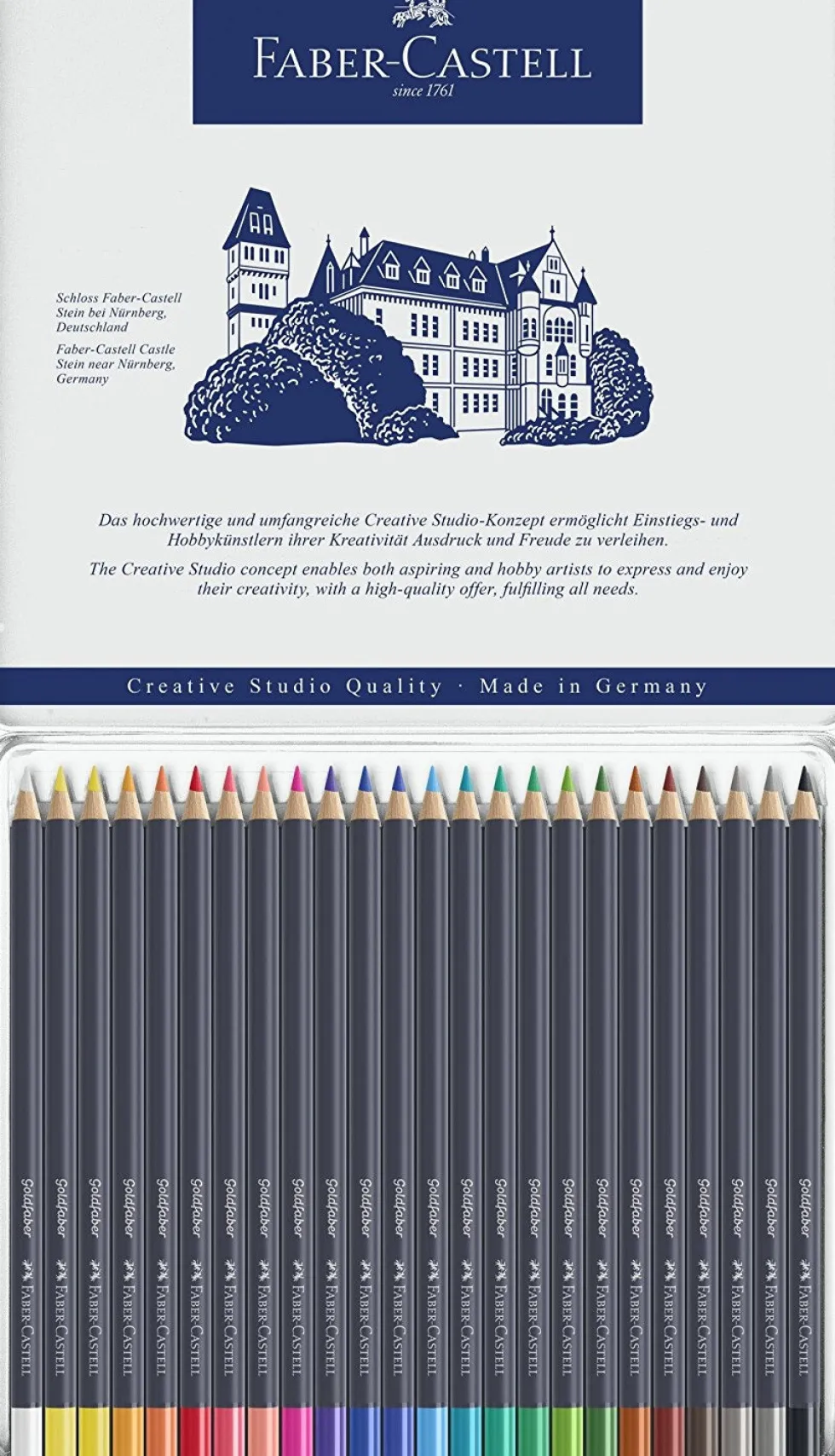 Zestaw kredek ołówkowych Goldfaber - Faber-Castell - 24 kolory