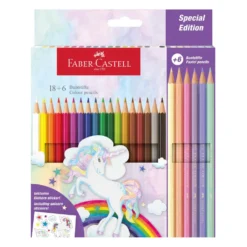 Zestaw kredek ołówkowych Jednorożec - Faber-Castell - 24 kolory
