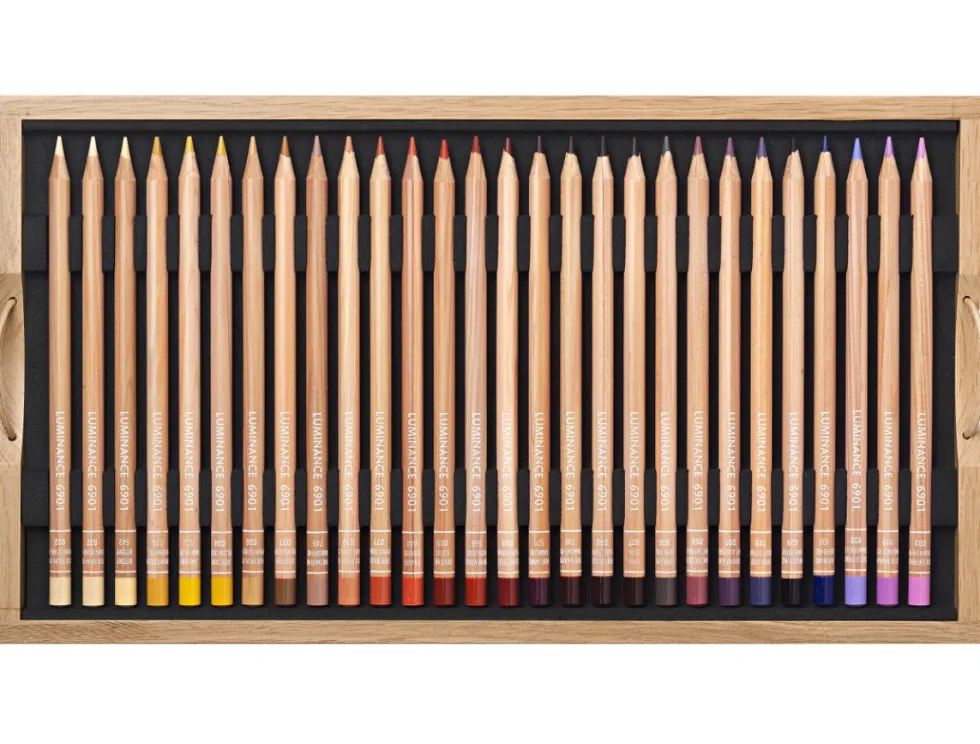 Zestaw kredek ołówkowych Luminance w kasecie - Caran d'Ache - 112 szt.