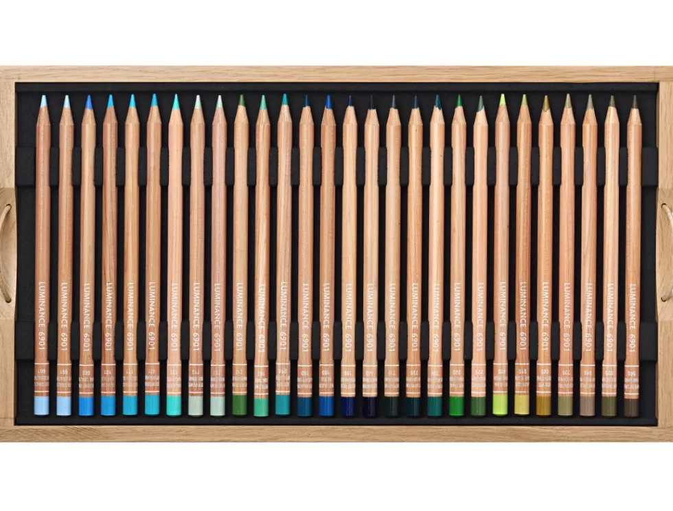 Zestaw kredek ołówkowych Luminance w kasecie - Caran d'Ache - 112 szt.
