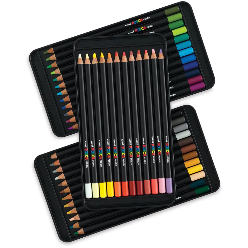 Zestaw kredek ołówkowych Posca Pencil - Uni Posca - 36 kolorów