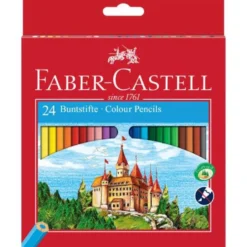 Zestaw kredek ołówkowych Zamek - Faber-Castell - 24 kolory