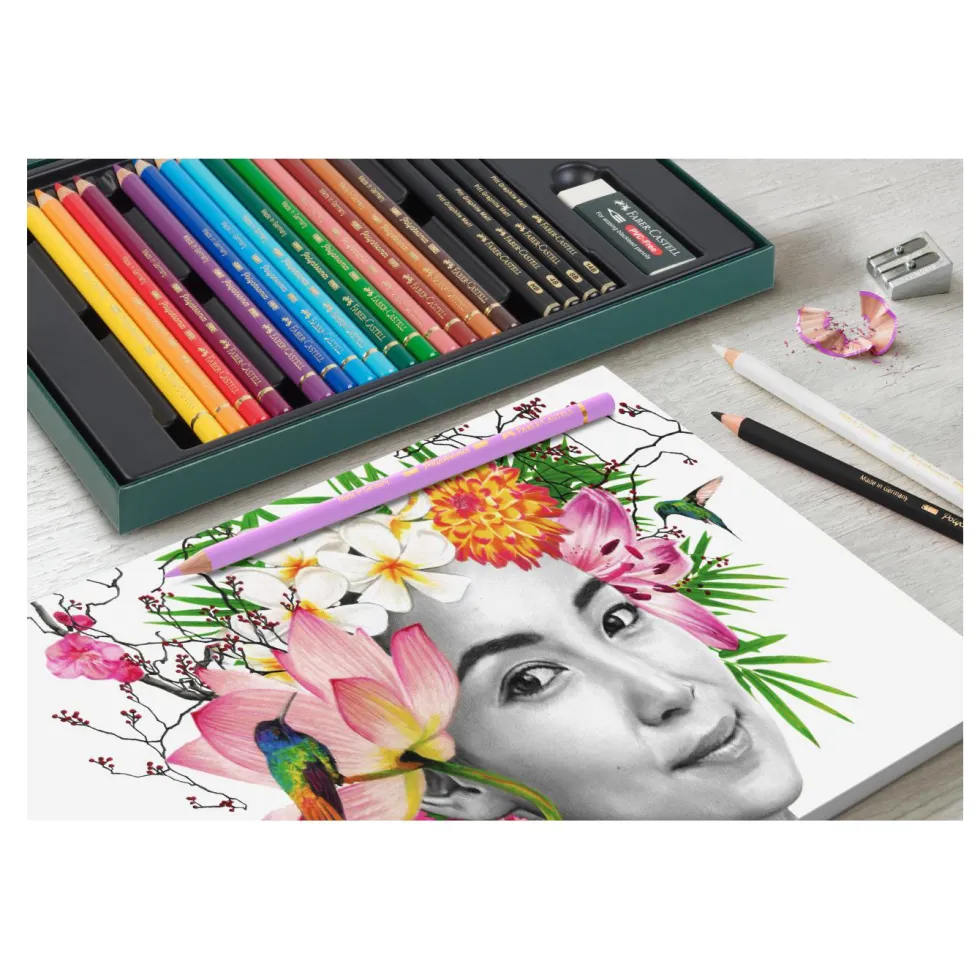 Zestaw kredek Polychromos i ołówków Pitt Graphite Matt - Faber-Castell - 23 szt.