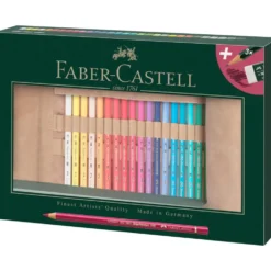 Zestaw kredek Polychromos w zwijanym piórniku - Faber-Castell - 30 kolorów