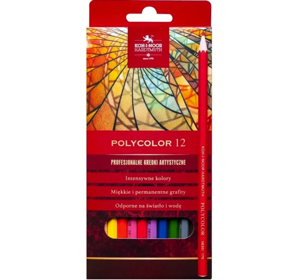 Zestaw kredek Polycolor - Koh-I-Noor - 12 kolorów
