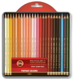 Zestaw kredek Polycolor - Koh-I-Noor - Portret, 24 szt.