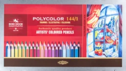 Zestaw kredek Polycolor w metalowej kasetce - Koh-I-Noor - 144 kolory