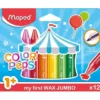Zestaw kredek świecowych Jumbo Color'Peps - Maped - 12 kolorów