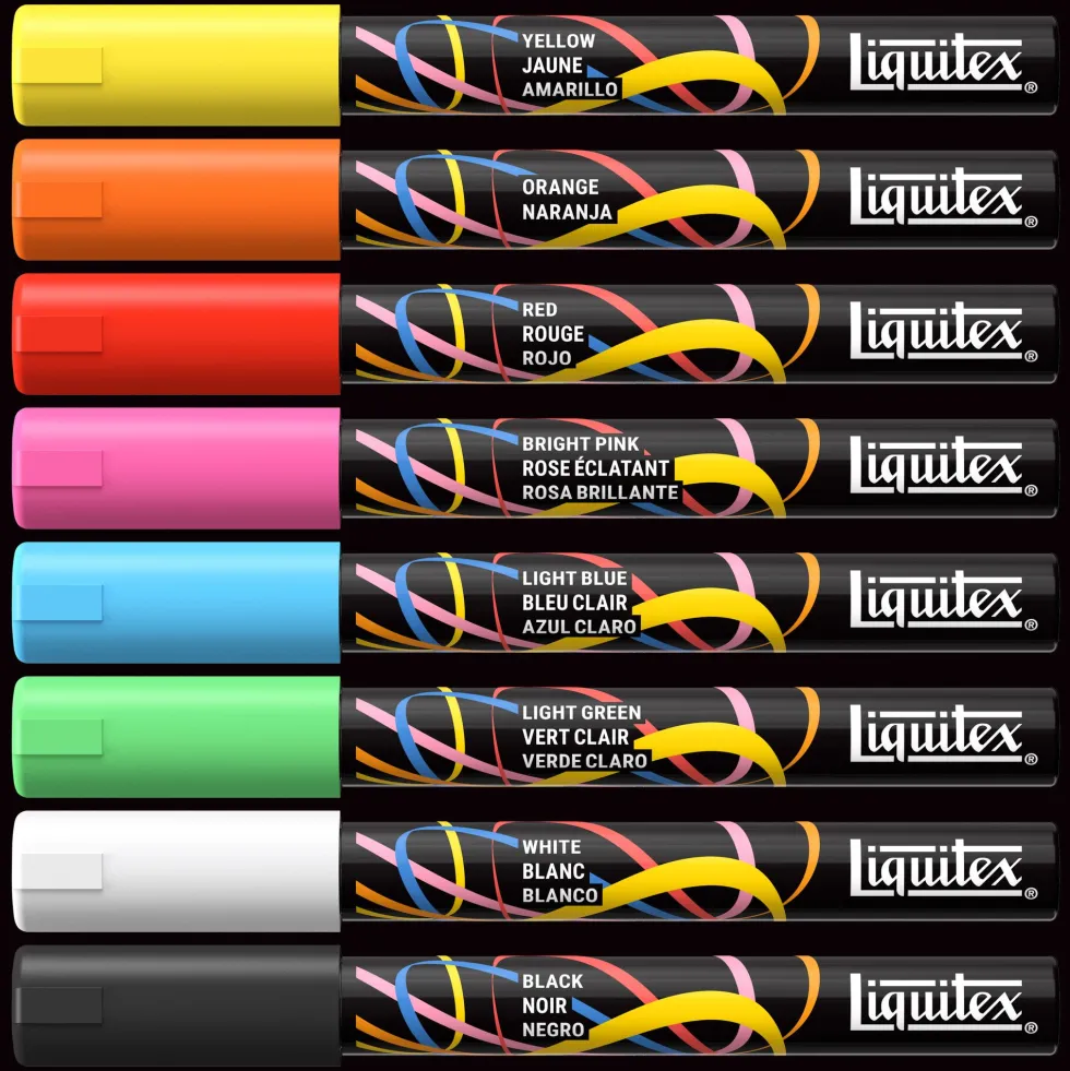 Zestaw markerów akrylowych Essential - Liquitex - 8 szt.