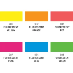 Zestaw markerów akrylowych - Liquitex - Fluorescent, 6 szt.