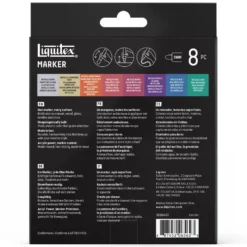 Zestaw markerów akrylowych Metallic - Liquitex - 8 szt.