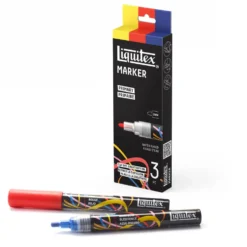 Zestaw markerów akrylowych Primary - Liquitex - 3 szt.