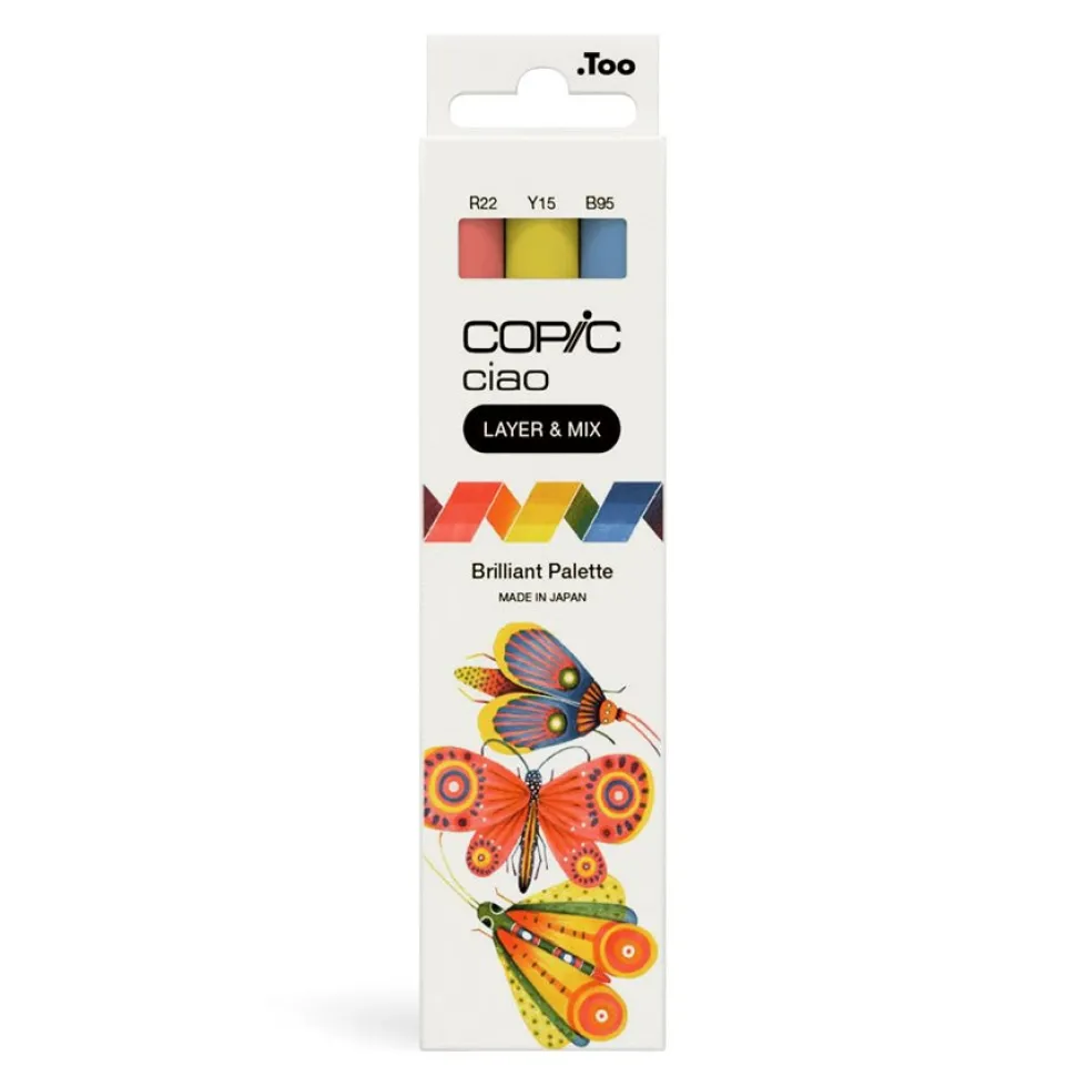 Zestaw markerów dwustronnych Copic Ciao - Brilliant 3 szt.