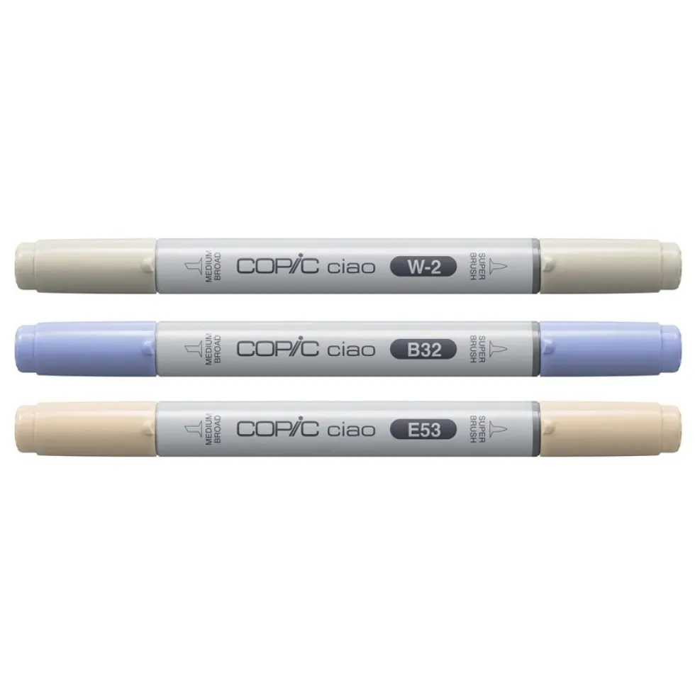 Zestaw markerów dwustronnych Copic Ciao - Cozy 3 szt.