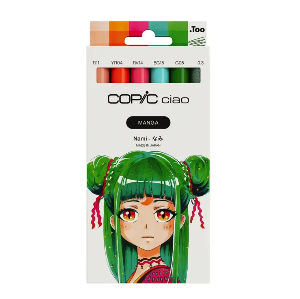 Zestaw markerów dwustronnych Copic Ciao - Manga Nami