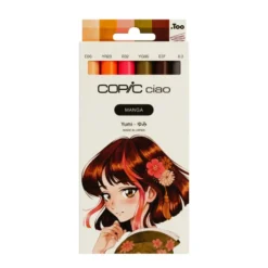 Zestaw markerów dwustronnych Copic Ciao - Manga Yumi