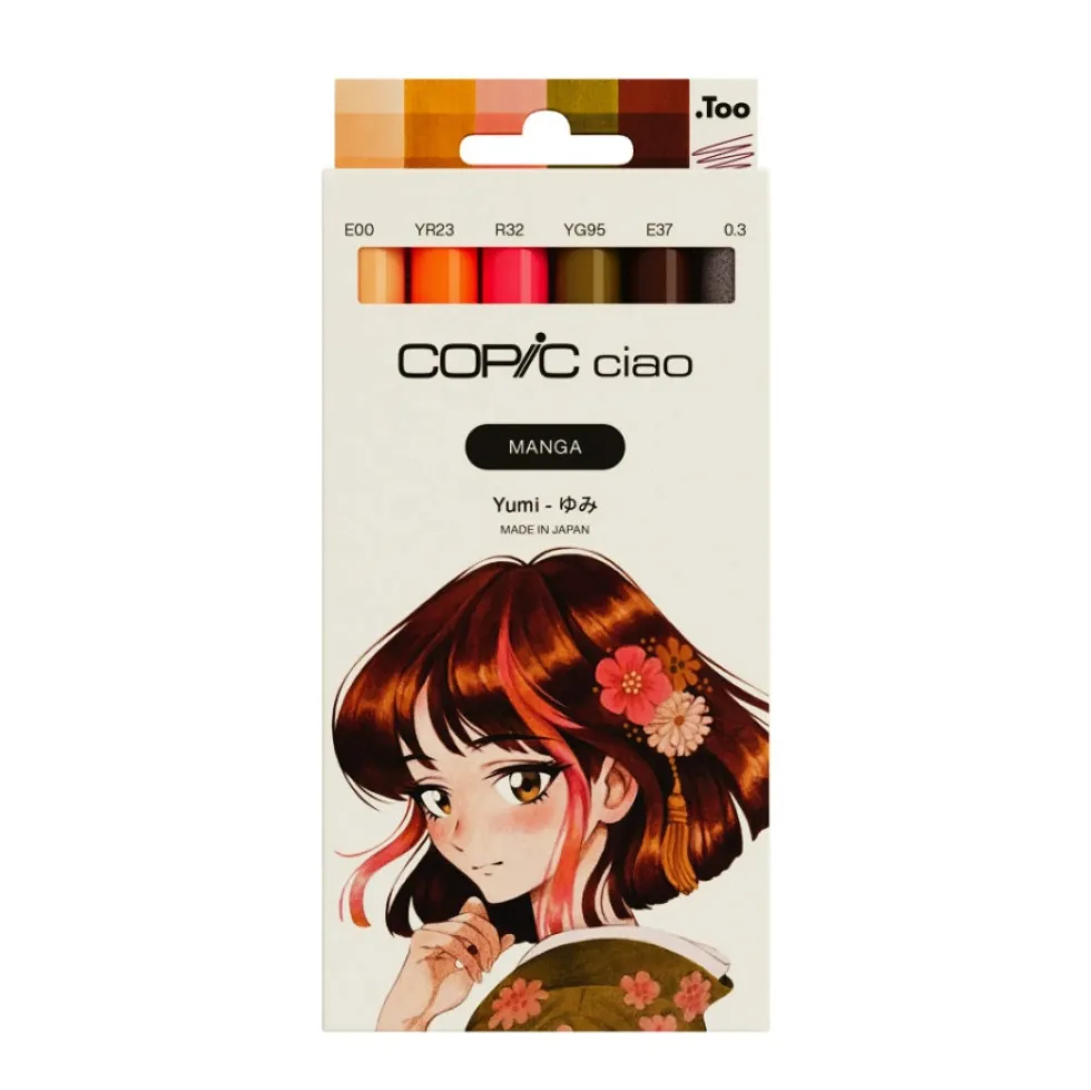 Zestaw markerów dwustronnych Copic Ciao - Manga Yumi